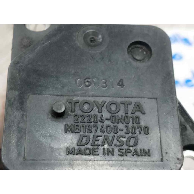 Recambio de caudalimetro para toyota corolla verso (r1) 2.2 turbodiesel cat referencia OEM IAM 1974003070 222040N010 DENSO