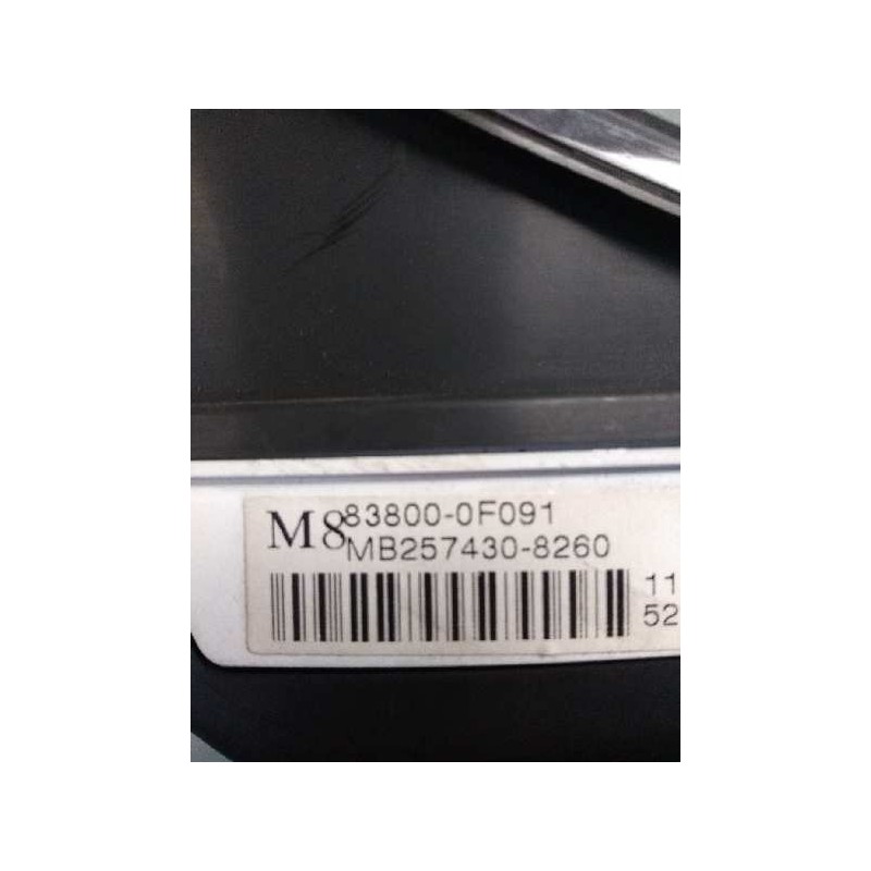 Recambio de cuadro instrumentos para toyota corolla verso (r1) 2.2 turbodiesel cat referencia OEM IAM 838000F091 MB2574308260 M8