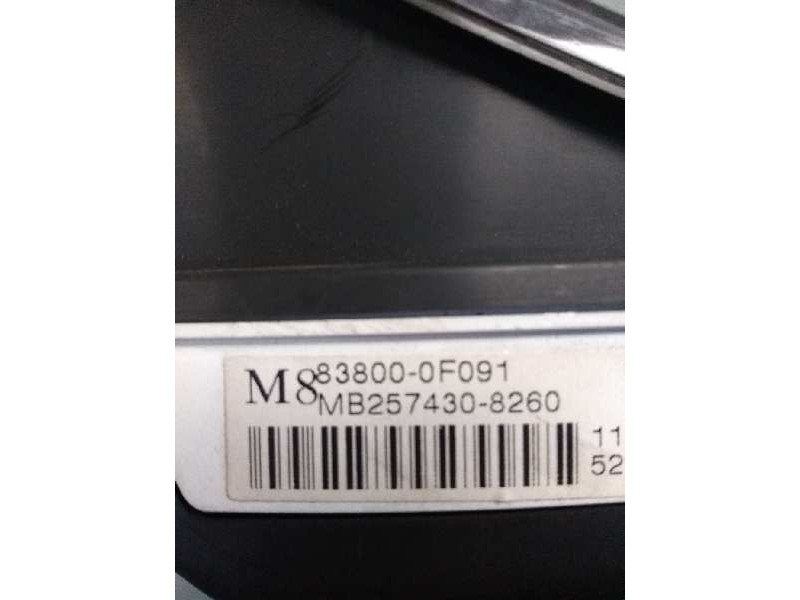 Recambio de cuadro instrumentos para toyota corolla verso (r1) 2.2 turbodiesel cat referencia OEM IAM 838000F091 MB2574308260 M8