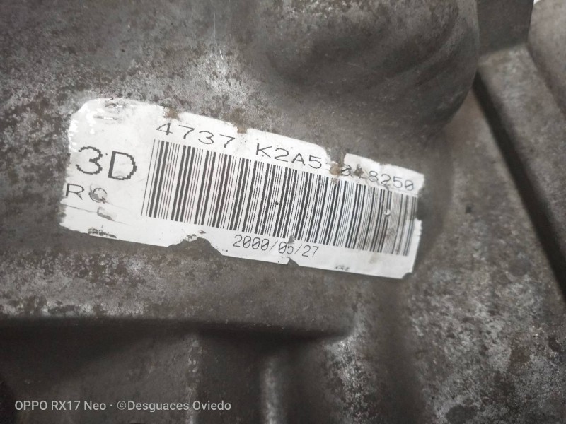 Recambio de caja cambios para kia carens 1.8 cat referencia OEM IAM K2A5 018350 4737 