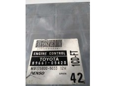 Recambio de centralita motor uce para toyota avensis berlina (t 22) 2.0 turbodiesel cat referencia OEM IAM 8966105420 MB17580050 2