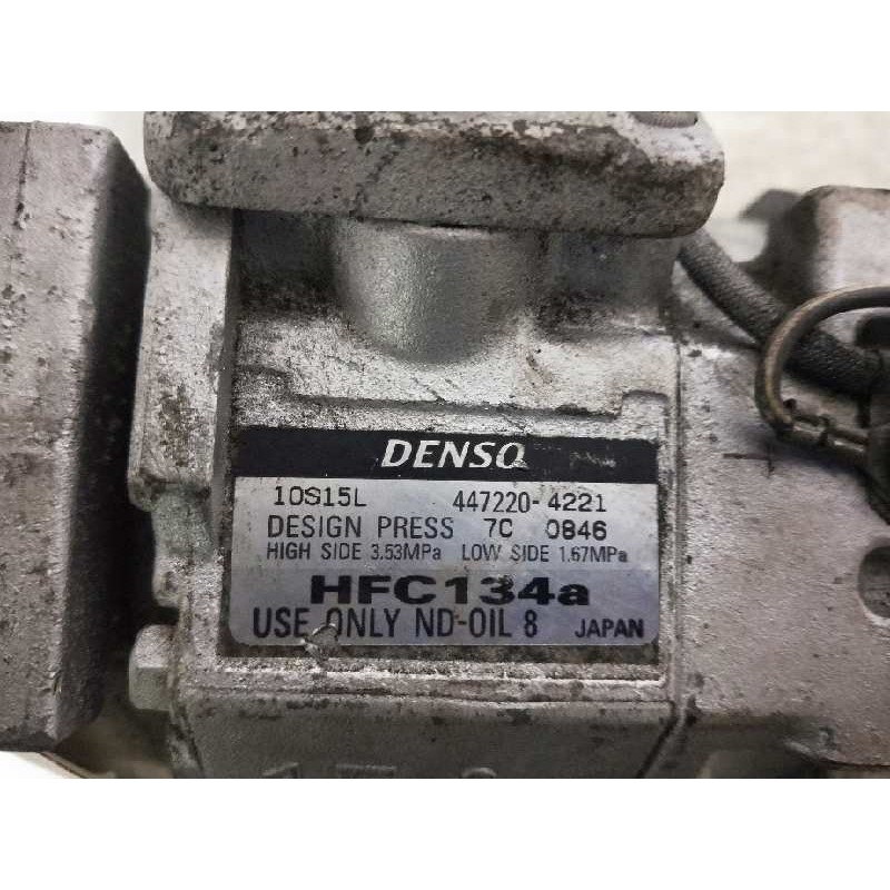 Recambio de compresor aire acondicionado para toyota avensis verso (m20) 2.0 turbodiesel cat referencia OEM IAM 4472204221 10S15