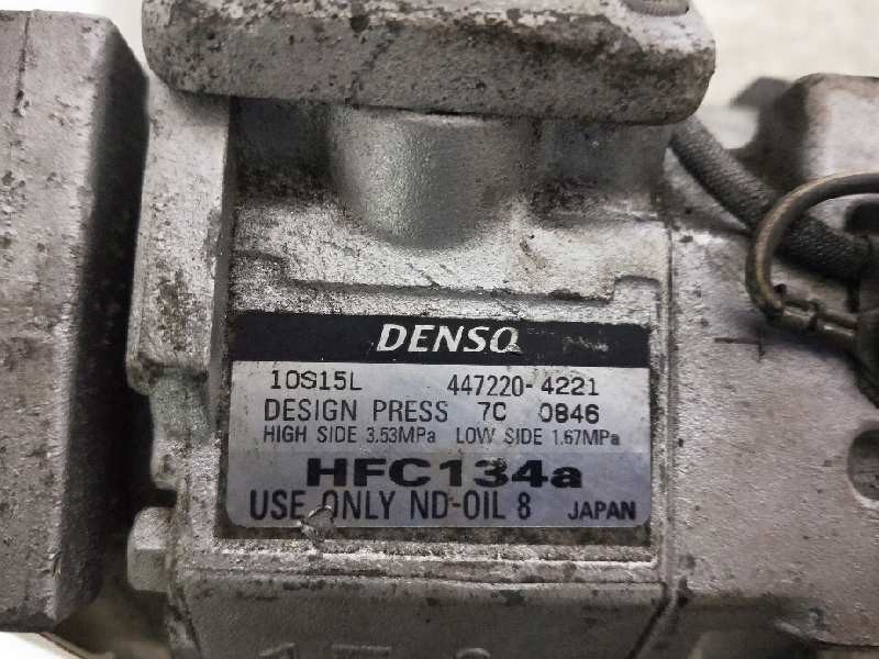 Recambio de compresor aire acondicionado para toyota avensis verso (m20) 2.0 turbodiesel cat referencia OEM IAM 4472204221 10S15