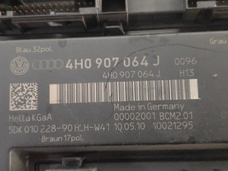 Recambio de modulo electronico para volkswagen touareg (7p5) v6 tdi bluemotion referencia OEM IAM 4H0907064J 5DK01022890 