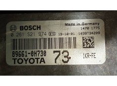 Recambio de centralita motor uce para citroen c1 city edition referencia OEM IAM 0261S21974 896610H730  2