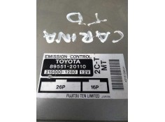 Recambio de centralita motor uce para toyota carina (t19) referencia OEM IAM 8955120110 2150001280 2CT MT 26P 16P 2