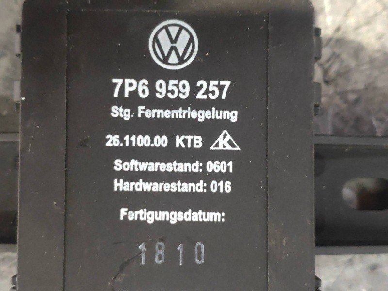 Recambio de modulo electronico para volkswagen touareg (7p5) v6 tdi bluemotion referencia OEM IAM 7P6959257  