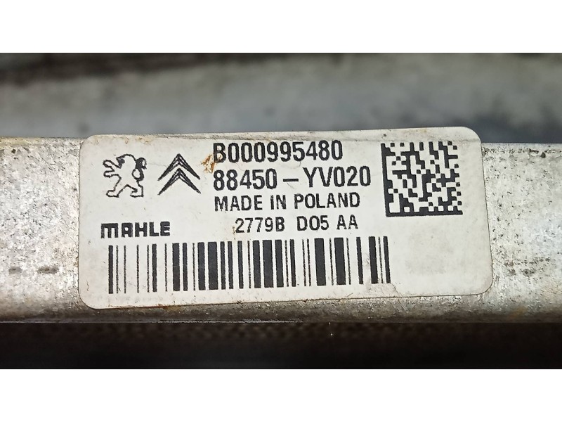 Recambio de condensador / radiador aire acondicionado para citroen c1 city edition referencia OEM IAM   