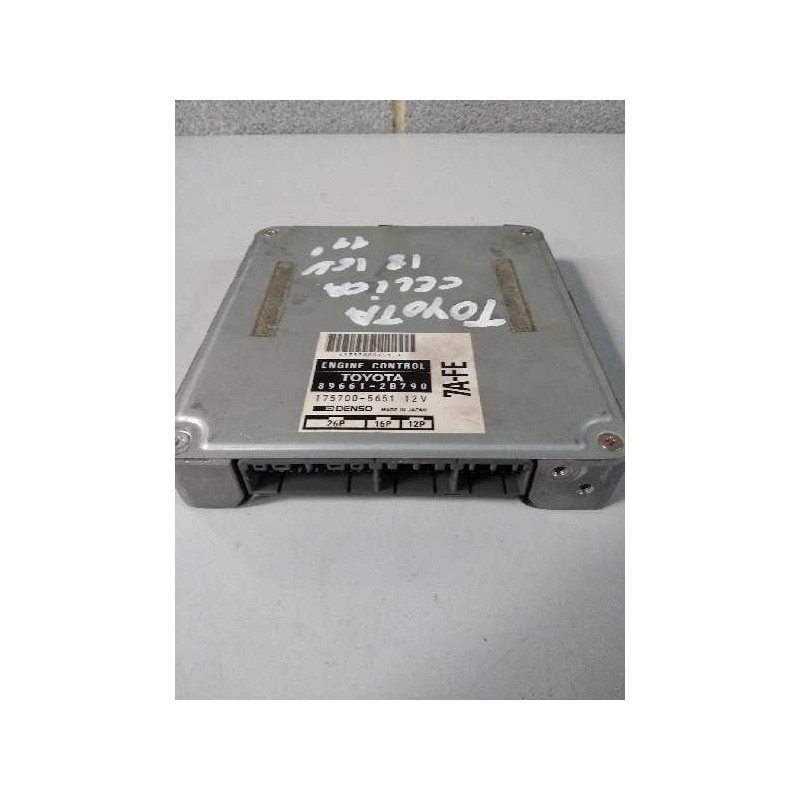 Recambio de centralita motor uce para toyota celica (t20) 1.8 referencia OEM IAM 896612B790 1757005651 7AFE 26P 16P 12P