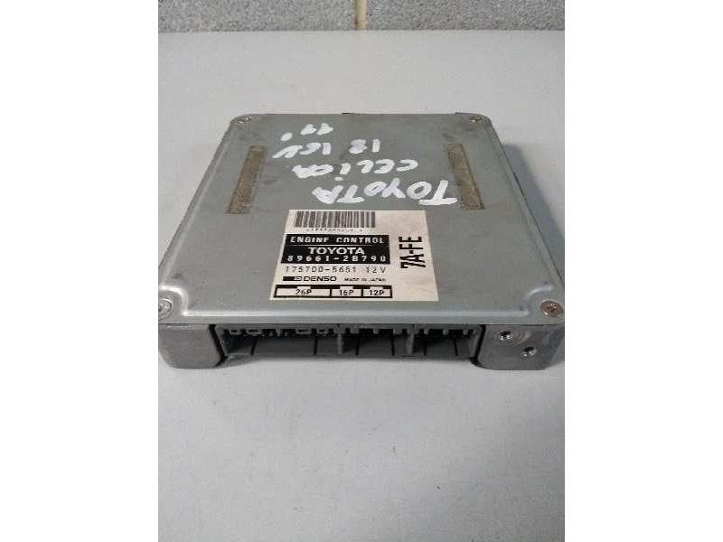 Recambio de centralita motor uce para toyota celica (t20) 1.8 referencia OEM IAM 896612B790 1757005651 7AFE 26P 16P 12P
