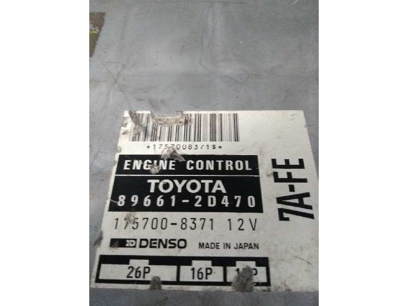 Recambio de centralita motor uce para toyota celica (t20) referencia OEM IAM 896612D470 1757008371 7AFE 26P 16P 12P
