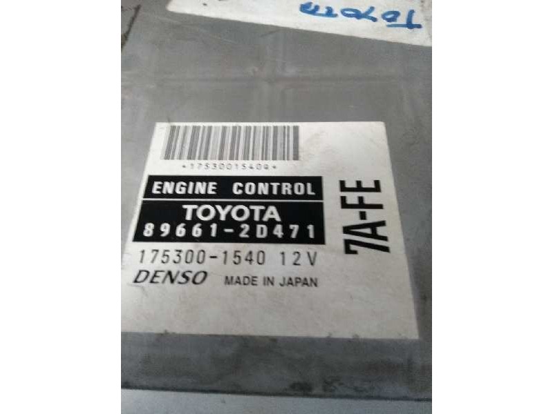 Recambio de centralita motor uce para toyota celica (t20) referencia OEM IAM 896612D471 1753001540 7AFE Recambio de centralita motor uce para toyota celica (t20) referencia OEM IAM 896612D471 1753001540 7AFE