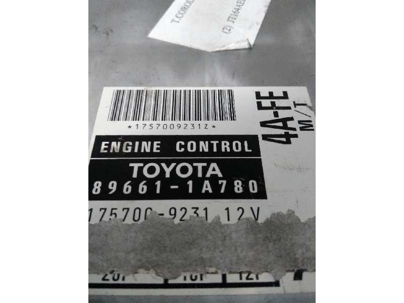 Recambio de centralita motor uce para toyota corolla (e11) 1.6 16v referencia OEM IAM 896611A780 1757009231 4AFE MT