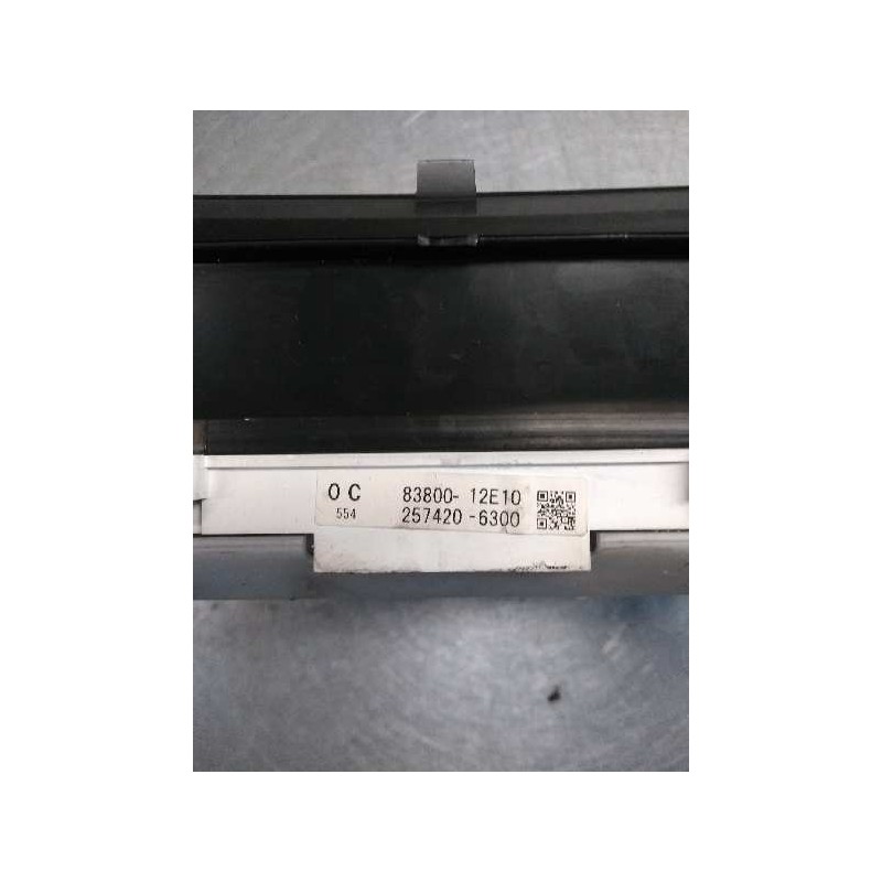 Recambio de cuadro instrumentos para toyota corolla (e12) 1.6 16v referencia OEM IAM 8380012E10 2574206300 