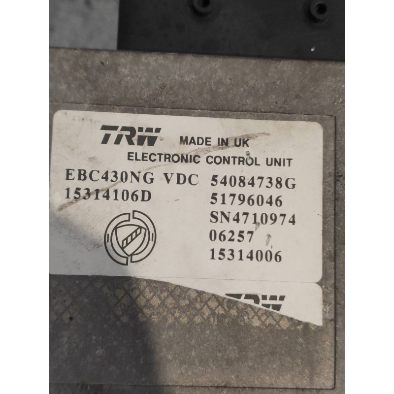 Recambio de abs para alfa romeo 159 sportwagon (140) 1.9 jtdm 16v / selective referencia OEM IAM 15314106D 54084738G 51796046 15