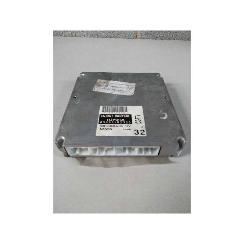 Recambio de centralita motor uce para toyota corolla (e12) 2.0 turbodiesel cat referencia OEM IAM 8966602320 MB1758006374 1CDFTV