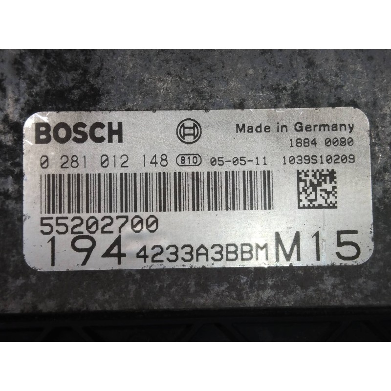 Recambio de centralita motor uce para fiat croma (194) 1.9 16v multijet dynamic referencia OEM IAM 0281012148 55202700 