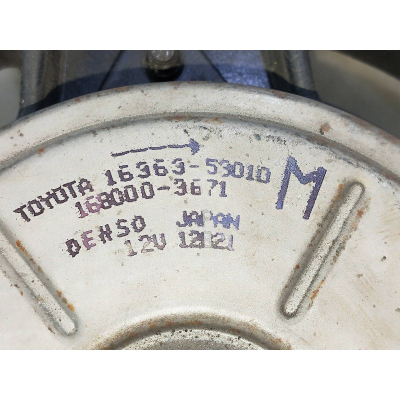 Recambio de electroventilador para toyota corolla (e11) 2.0 turbodiesel cat referencia OEM IAM 1636353010 1680003671 