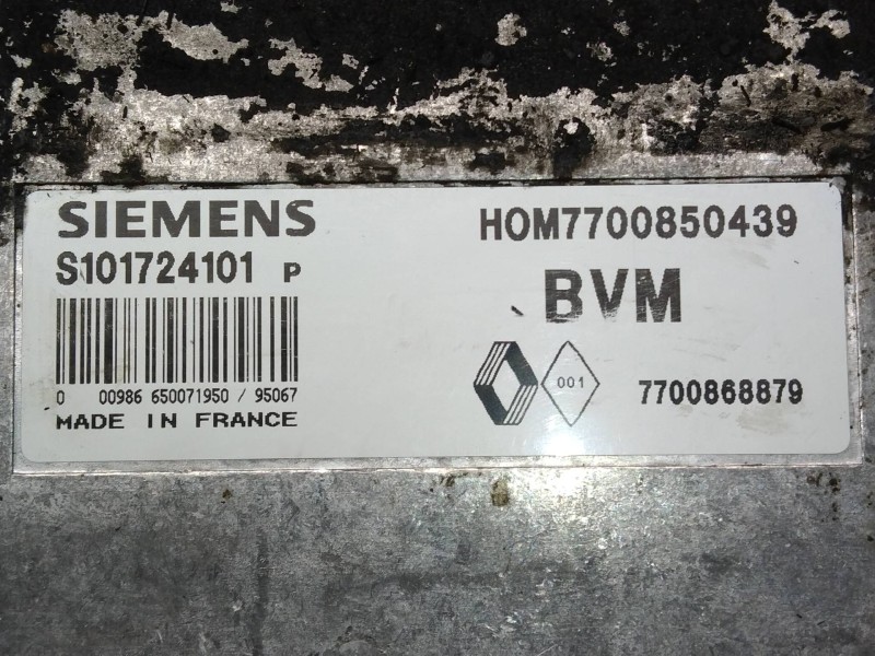 Recambio de centralita motor uce para renault safrane (b54) 2.2i referencia OEM IAM S101724101P HOM7700850439 7700868879