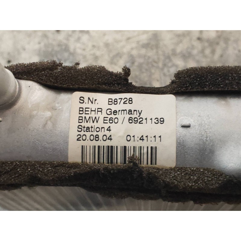 Recambio de radiador calefaccion / aire acondicionado para bmw serie 6 coupe (e63) 4.4 v8 32v cat referencia OEM IAM 6921139  