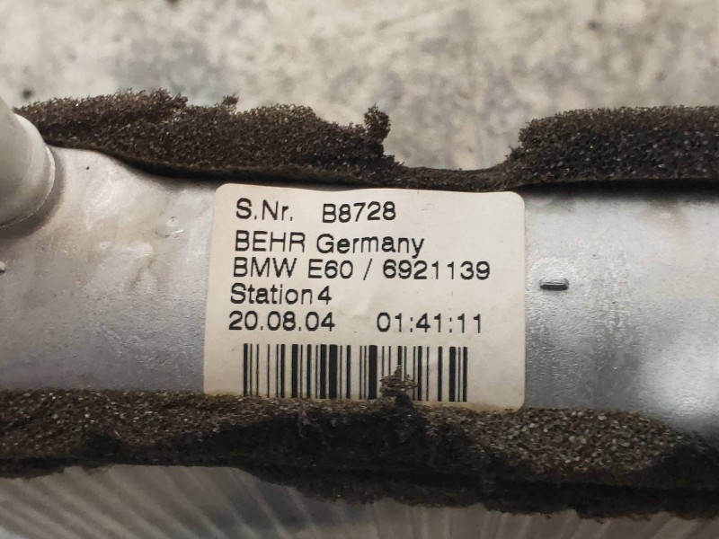 Recambio de radiador calefaccion / aire acondicionado para bmw serie 6 coupe (e63) 4.4 v8 32v cat referencia OEM IAM 6921139  