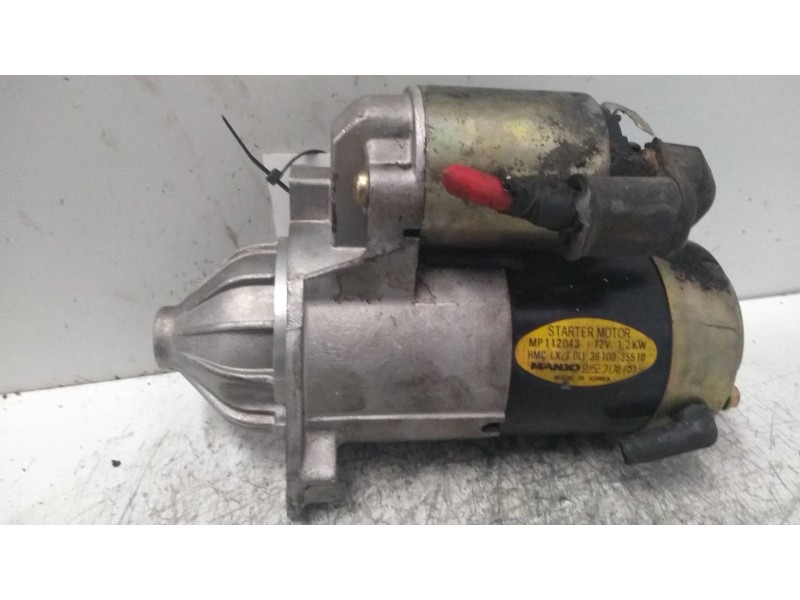 Recambio de motor arranque para hyundai sonata (y3) 3.0 v6 gls referencia OEM IAM MP112043 MANDO 