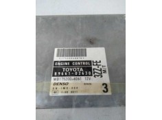 Recambio de centralita motor uce para toyota corolla (e11) 1.6 16v referencia OEM IAM 8966102630 MB1752004061 3ZZFE MT 3 2