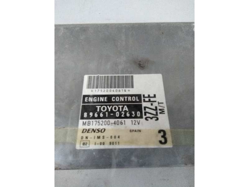Recambio de centralita motor uce para toyota corolla (e11) 1.6 16v referencia OEM IAM 8966102630 MB1752004061 3ZZFE MT 3