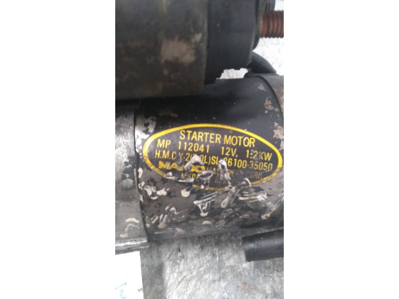 Recambio de motor arranque para hyundai sonata (y4) 2.0i 16v gls referencia OEM IAM MP112041 3610036050 