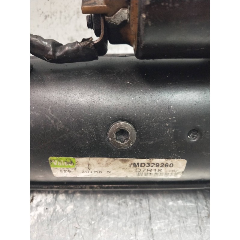 Recambio de motor arranque para mitsubishi carisma berlina 5 (da0)1995) 1900 glx techo acristaldo referencia OEM IAM D7R18 VALEO