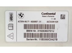Recambio de centralita airbag para bmw serie 5 lim. (f10) 535d xdrive referencia OEM IAM 31925363701U A2C53361926 ACSM4657792536 2