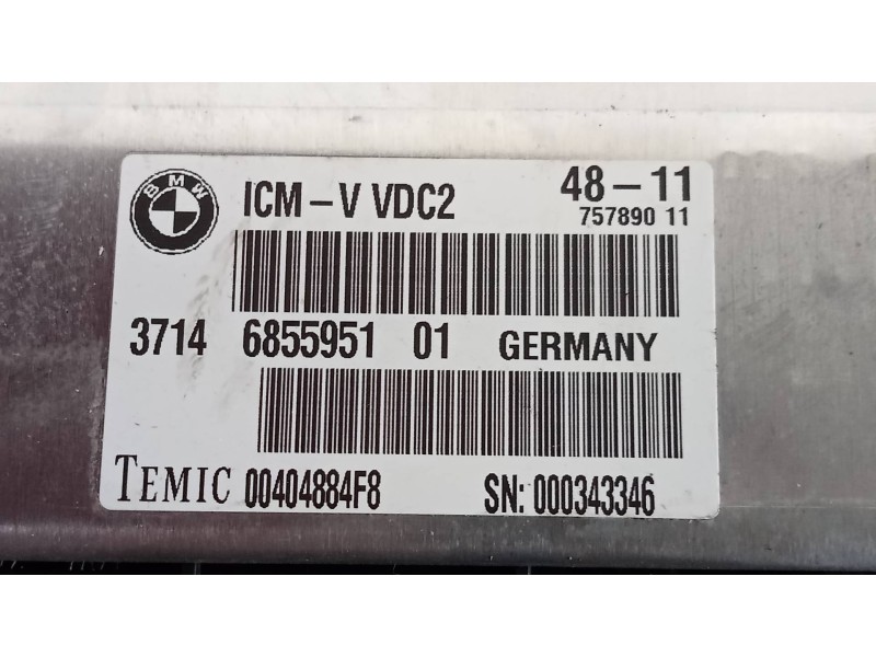 Recambio de centralita motor uce para bmw serie 5 lim. (f10) 535d xdrive referencia OEM IAM 37146855951 00404884F8 75789011 ICMV