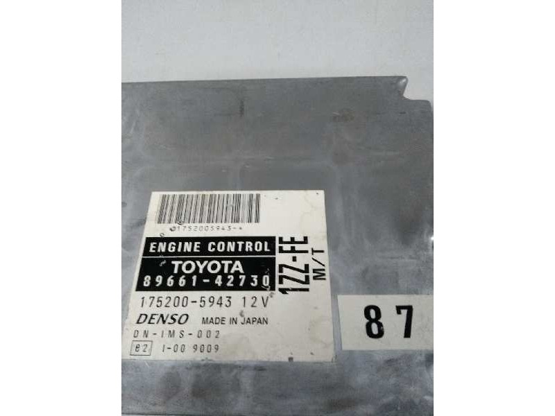 Recambio de centralita motor uce para toyota rav 4 (a2) 1.8 16v cat referencia OEM IAM 8966142730 1752005943 1ZZFE MT 87