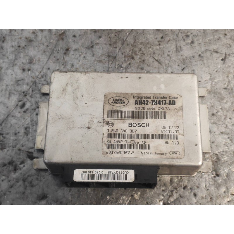 Recambio de modulo electronico para land rover range rover sport v6 td se referencia OEM IAM 0260140007 AH4214C366AD AH427H417AD
