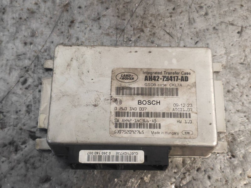 Recambio de modulo electronico para land rover range rover sport v6 td se referencia OEM IAM 0260140007 AH4214C366AD AH427H417AD