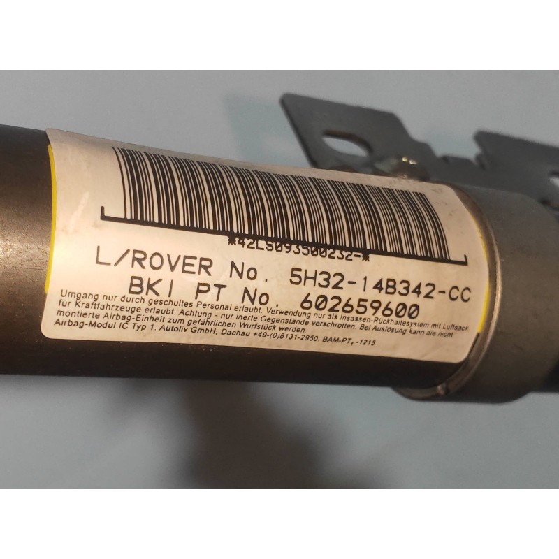 Recambio de airbag cortina delantero derecho para land rover range rover sport v6 td se referencia OEM IAM 5H3214B342CC  