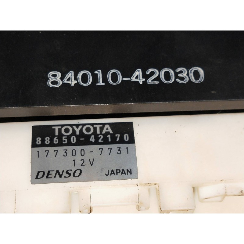 Recambio de mando calefaccion / aire acondicionado para toyota rav 4 (a2) 2.0 turbodiesel cat referencia OEM IAM 8865042170 1773