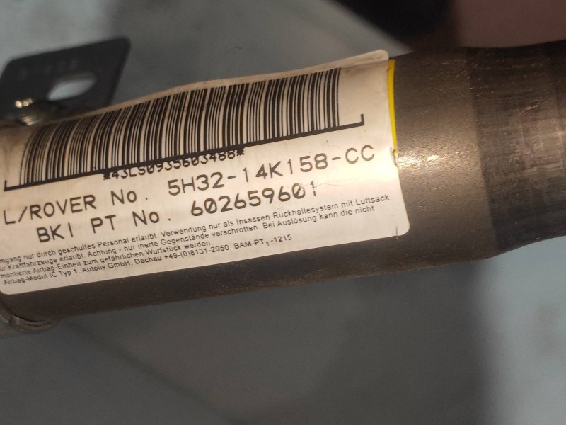 Recambio de airbag cortina delantero izquierdo para land rover range rover sport v6 td se referencia OEM IAM 5H3214K158CC  