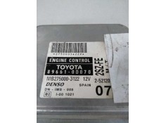 Recambio de centralita motor uce para toyota yaris (ncp1/nlp1/scp1) 1.3 cat referencia OEM IAM 896610D070 MB2750003422 2SZFE MT  2