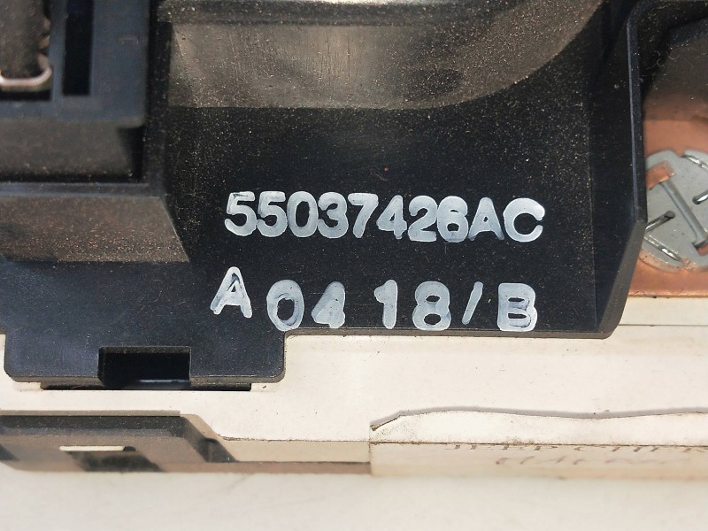 Recambio de mando calefaccion / aire acondicionado para chrysler jeep cherokee (xj) referencia OEM IAM 55037426AC  