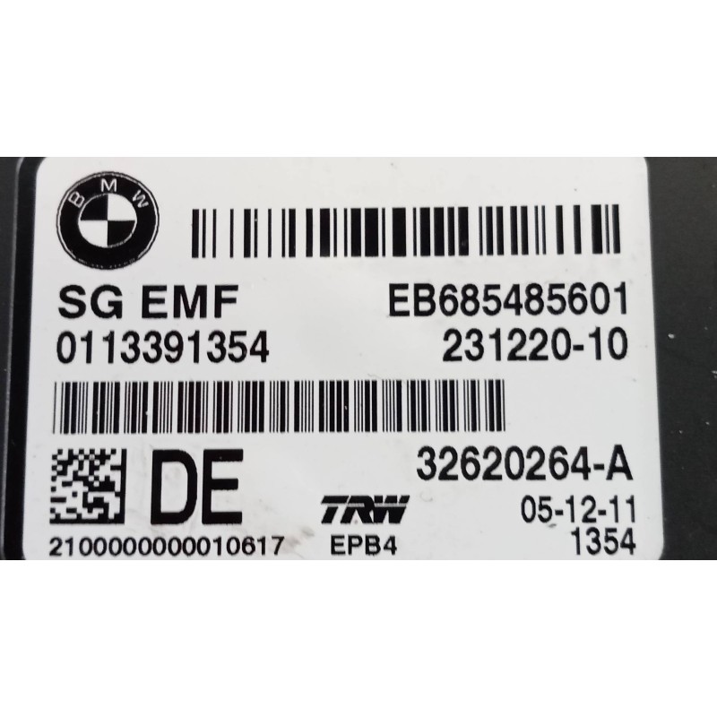 Recambio de modulo electronico para bmw serie 5 lim. (f10) 535d xdrive referencia OEM IAM 32620264A 23122010 0113391354 EB685485