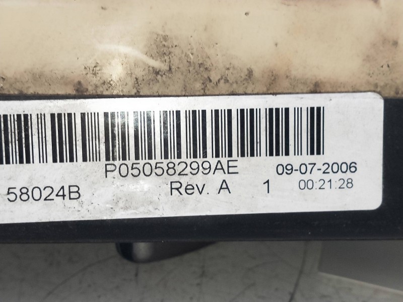Recambio de mando calefaccion / aire acondicionado para jeep compass 2.4 16v cat referencia OEM IAM P05058299AE  