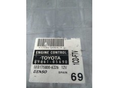 Recambio de centralita motor uce para toyota avensis berlina (t25) 2.0 turbodiesel cat referencia OEM IAM 8966105690 MB175800632 2