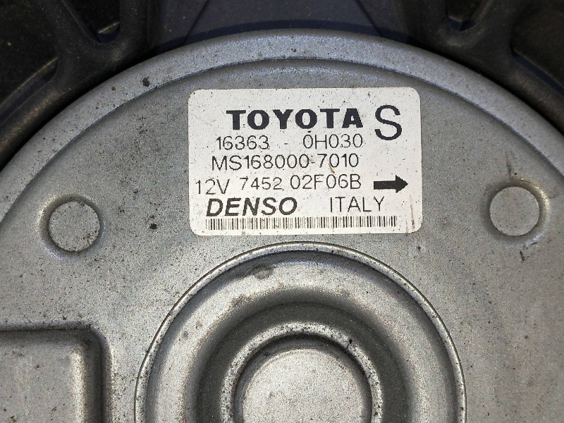 Recambio de electroventilador para toyota avensis berlina (t25) 2.4 16v cat referencia OEM IAM 163630H030 1680007010 