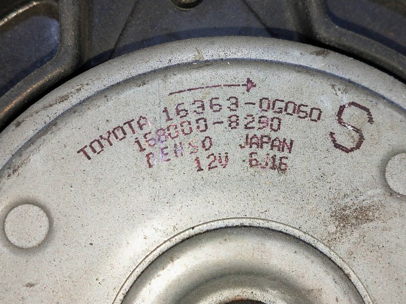 Recambio de electroventilador para toyota avensis berlina (t25) referencia OEM IAM 163630G060 1580008290 