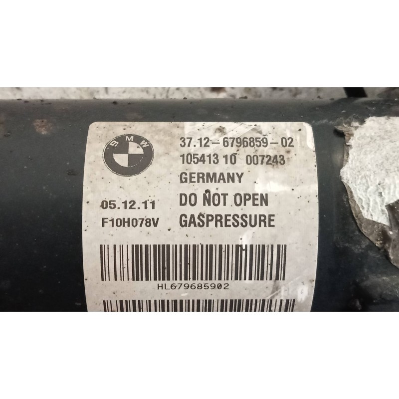 Recambio de amortiguador trasero izquierdo para bmw serie 5 lim. (f10) 535d xdrive referencia OEM IAM 37126796859  