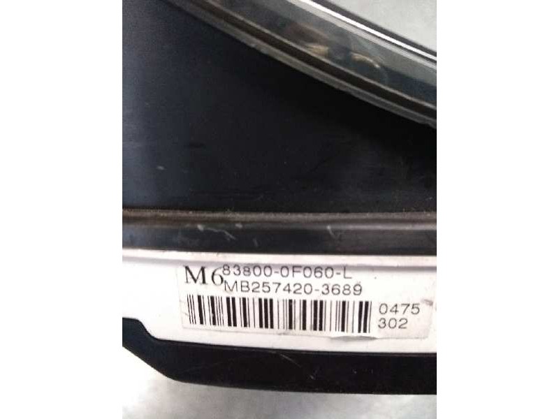 Recambio de cuadro instrumentos para toyota corolla verso (e12) referencia OEM IAM 838000F060L MB2574203689 M6