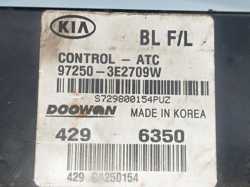 Recambio de mando calefaccion / aire acondicionado para kia sorento 2.5 crdi cat referencia OEM IAM 972503E2709W  