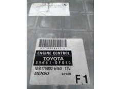 Recambio de centralita motor uce para toyota corolla verso (r1) 2.0 turbodiesel cat referencia OEM IAM 896610F010 MB1758006463 F 2