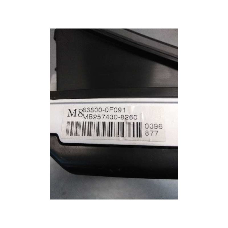 Recambio de cuadro instrumentos para toyota corolla verso (r1) 2.2 turbodiesel cat referencia OEM IAM 838000F091 MB2574308260 M8